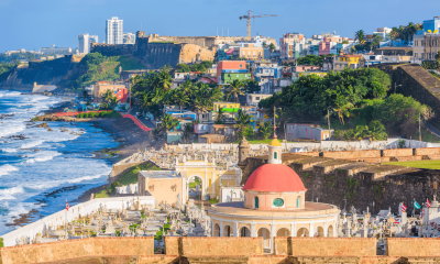 Puerto Rico coast landscape buildings